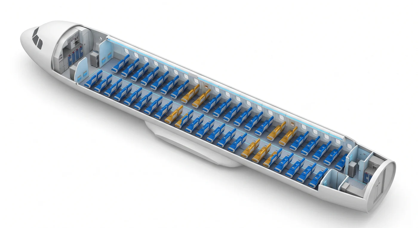Plano de cabina: A321-200